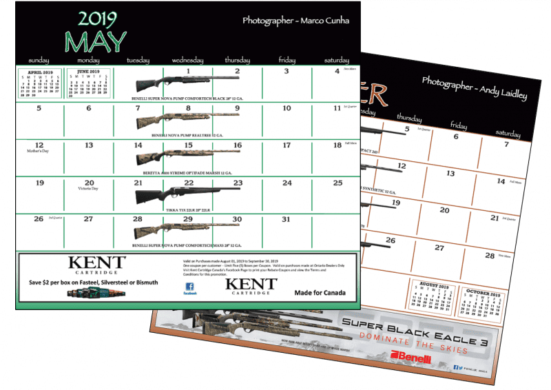 Ontario Firearm Calendar — Ducks Unlimited Canada