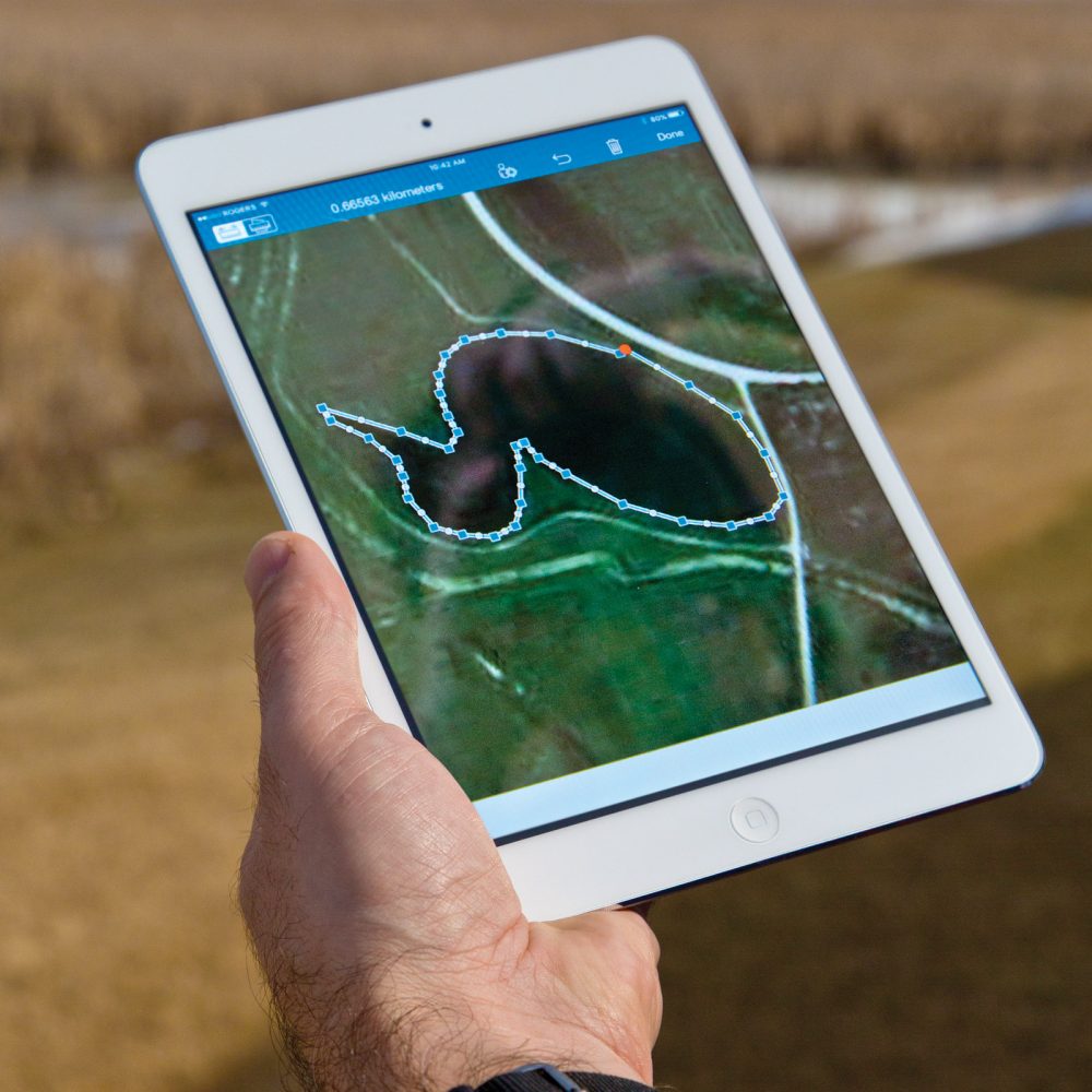 Data-rich maps produced by gis specialists touch almost every part of duc’s work.