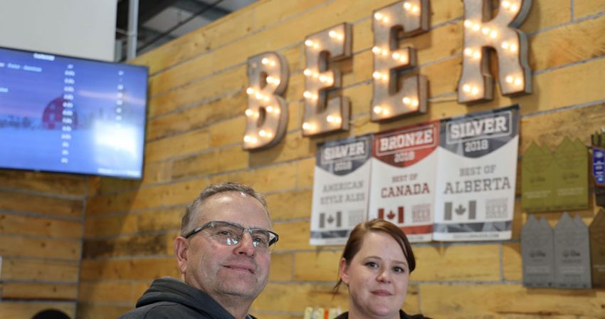 Beer and conservation come together for Alberta farming family