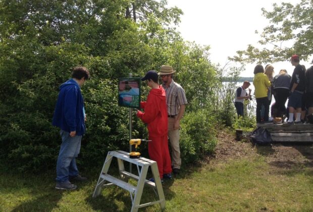 Peninsula Shores students bring wetland education to Wiarton