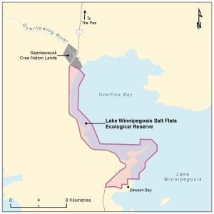 Lake Winnipegosis Salt Flats Ecological Reserve