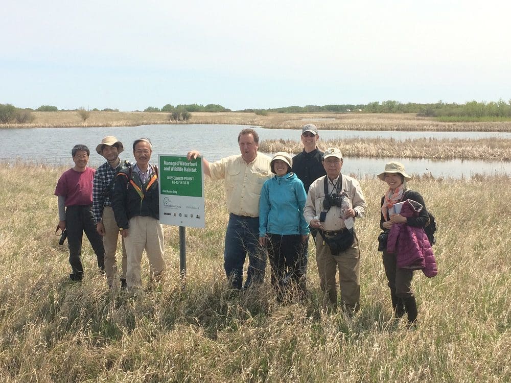 Visitors from the Ecosystem Conservation Society of Japan 