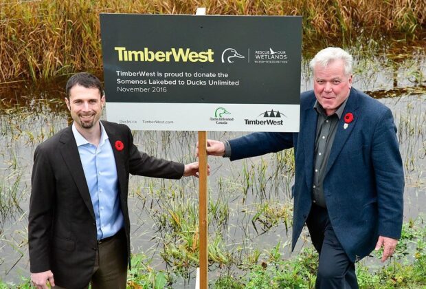 TimberWest Donates Entire Somenos Lakebed to Ducks Unlimited