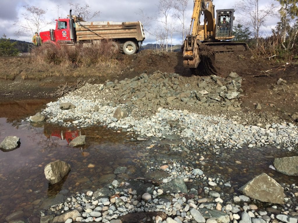 salmon project construction