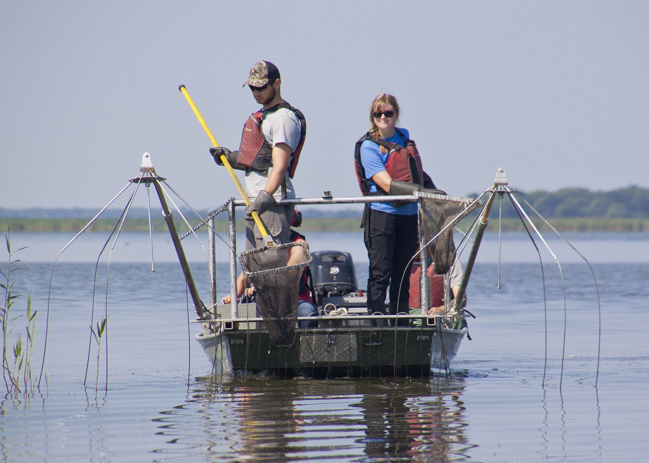 Fishing for data at Delta Marsh