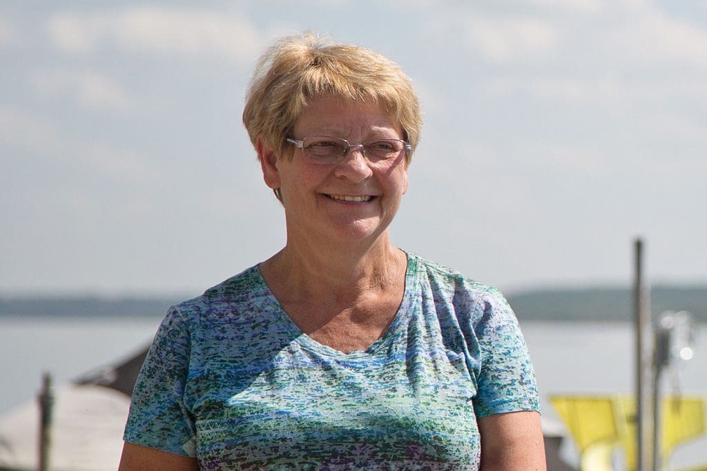 Sherry Forsyth near Quill Lakes