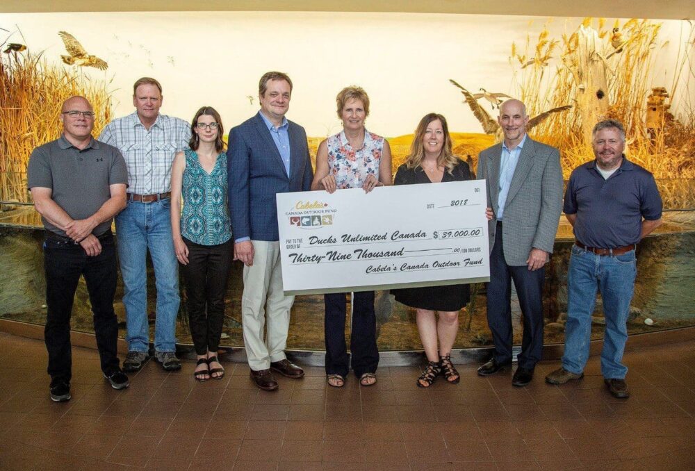 The project received a boost of support from the Cabela’s Canada Outdoor Fund in July 2018.