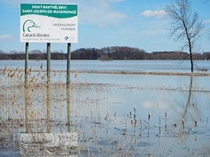 St Barthelemy QC, Dike Flooded April 29, 2019