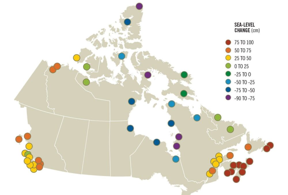 Source: Lemmen et al., 2016, Canada’s Marine Coasts in a Changing Climate