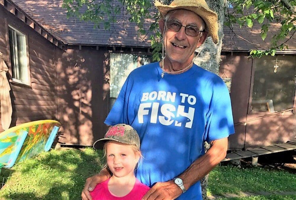 Robert Sharp and his granddaughter, Mackenzie.