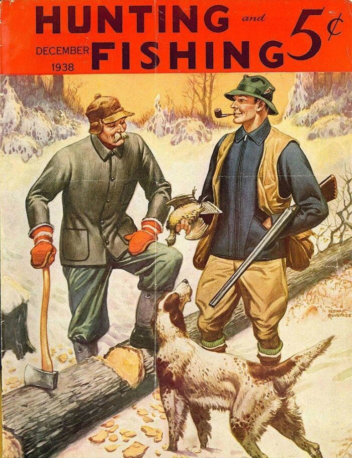 Vintage Hunting & Fishing Magazine January 1938 Hunting Fishing