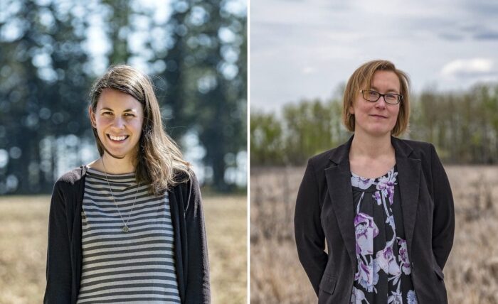 Kylie McLeod, team lead, best management practices and Bev Gingras, head of boreal conservation programs, national boreal program, represent DUC within the FMWSI partnership. Both have been recognized by FPAC for their roles in advancing wetland stewardship.  