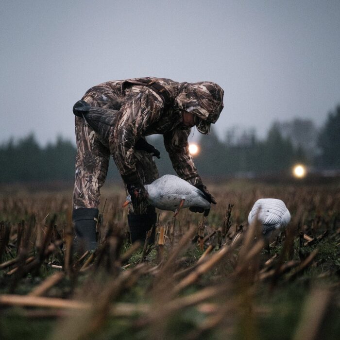 “The marsh was maybe 45 minutes to an hour outside of Vancouver. It was incredible. We were not in the middle of nowhere, but it felt like we were.  “At the hunting site, my dad and I set up goose decoys and Dan and Eric set out some ducks. The sun was just starting to come up at that point, and I was becoming more aware of my surroundings — seeing birds flying through the sky. It was kind of nuts.” - Alexa McFadden