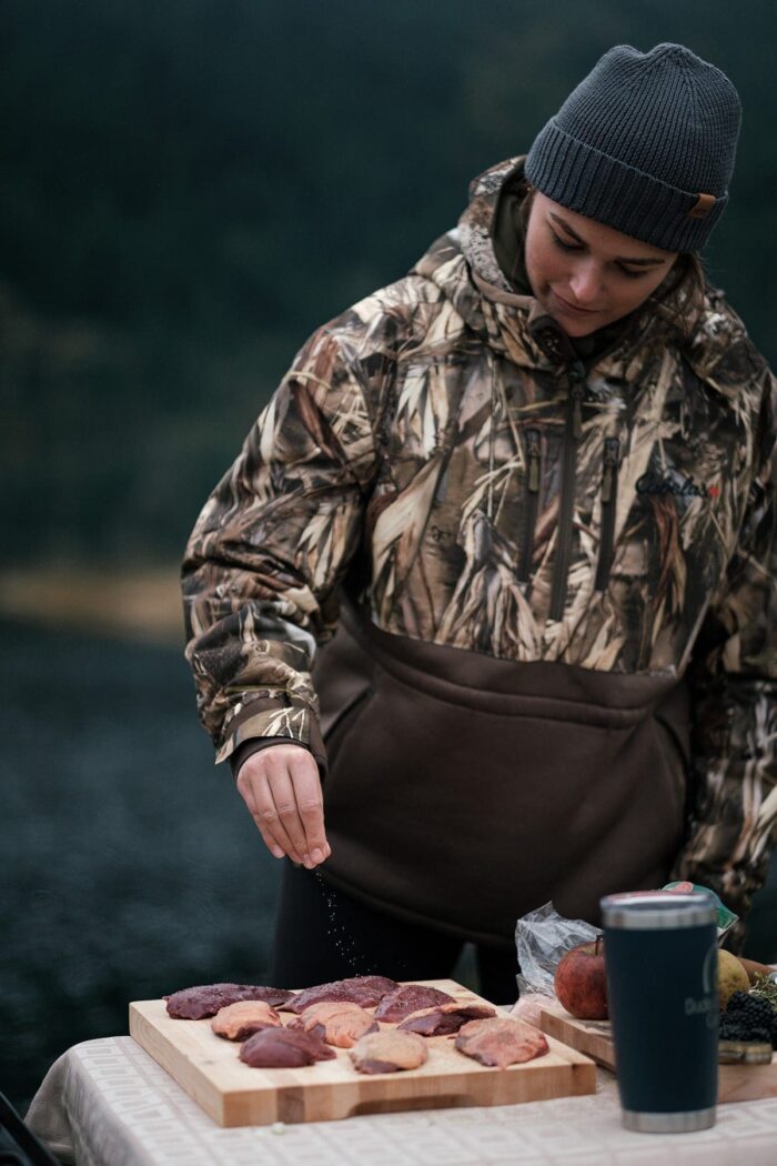 “I was excited to try duck, but also a bit nervous. I’m not a big meat eater. The way Josh brought in natural elements from the environment — things the duck was already eating like berries — was really awesome and it gave me another level of respect for that animal.  “Sitting at the dinner table in the middle of Pitt Addington Marsh, surrounded by my mentors, with the food we harvested, and being able to reflect and see — from start to finish — how far I had come through the education provided by my mentors — it was a surreal moment.” - Alexa McFadden