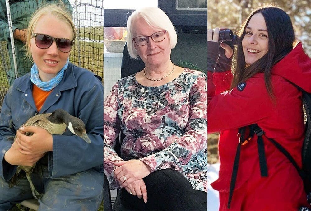 (l to r) DUC Manitoba employees Lena Van Den Elsen, Shannon Moncur and Heidi Hislop