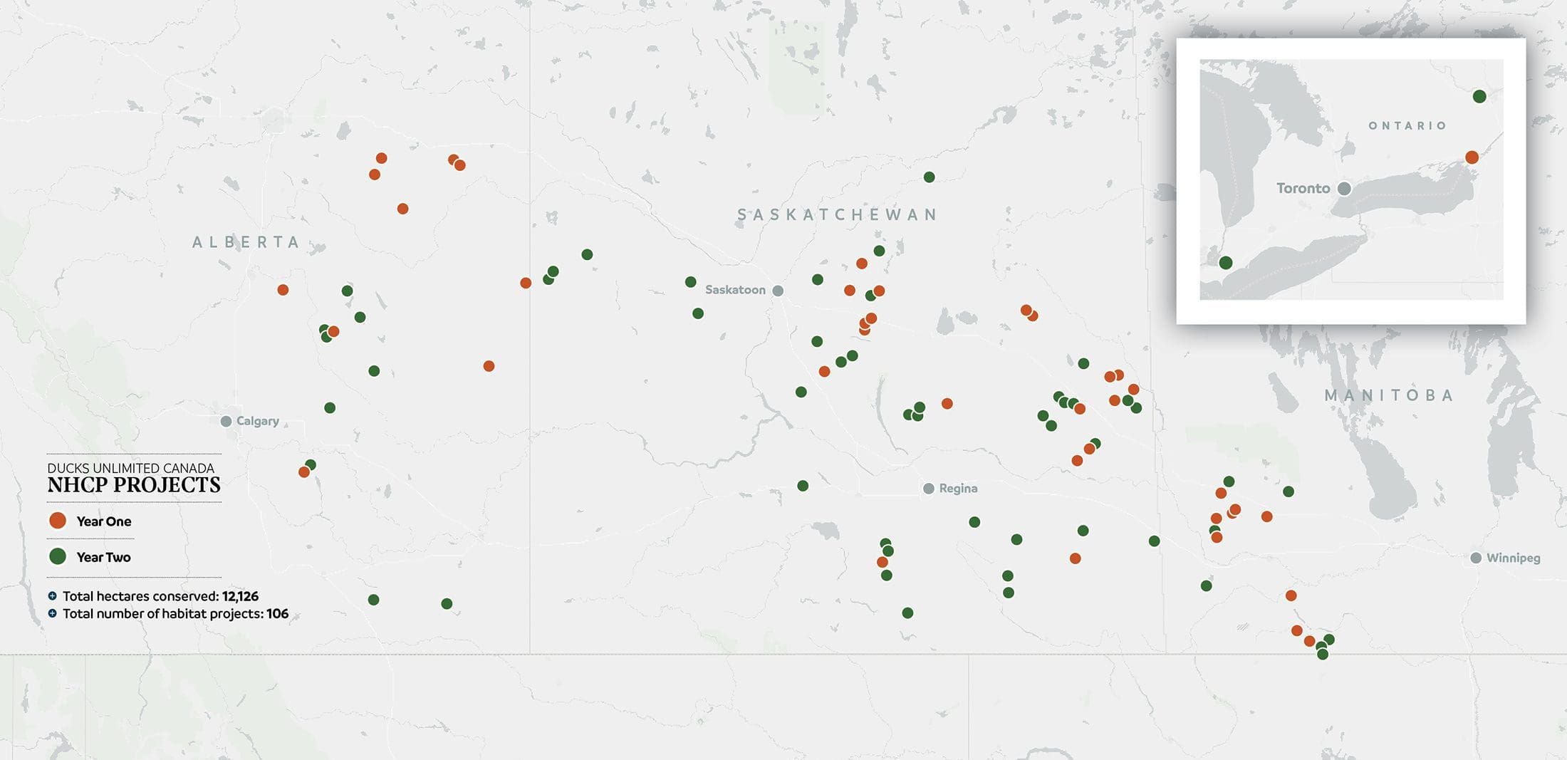 NHCP Projects Map