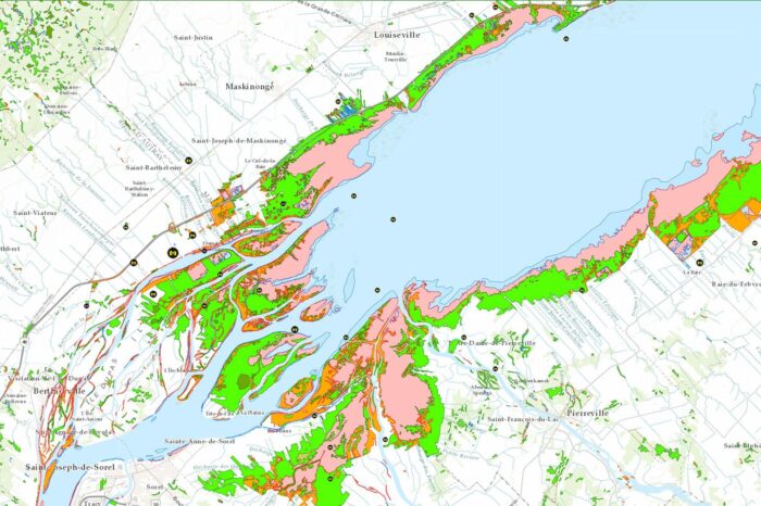 Quebec wetland mapping