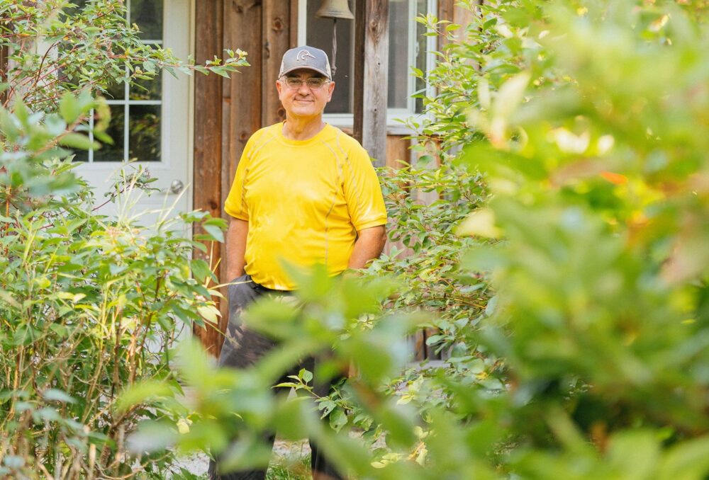 Dr. William Shotyk at his Elmvale farm in Ontario, Canada.