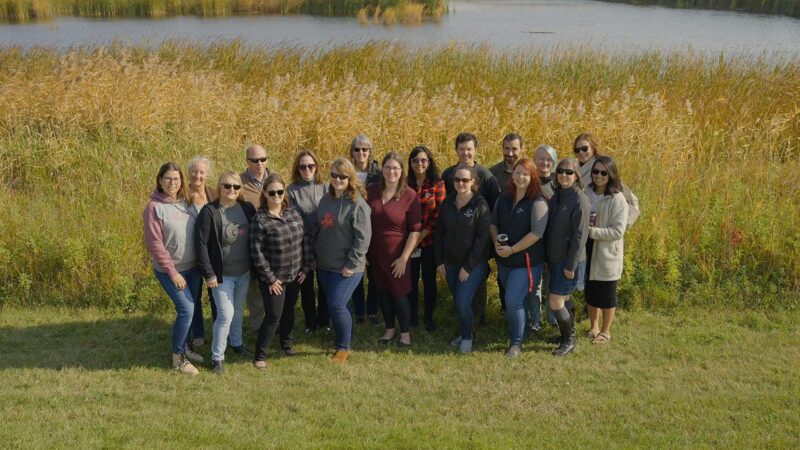 Ducks Unlimited Canada staff in Oak Hammock Marsh