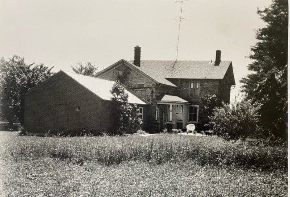 The Gofton family farmhouse has stood on the property since the mid-1800s.