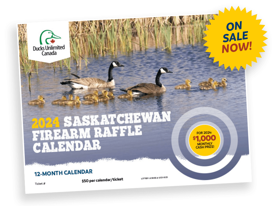 2024 Ducks Unlimited Canada Saskatchewan calendar is for sale