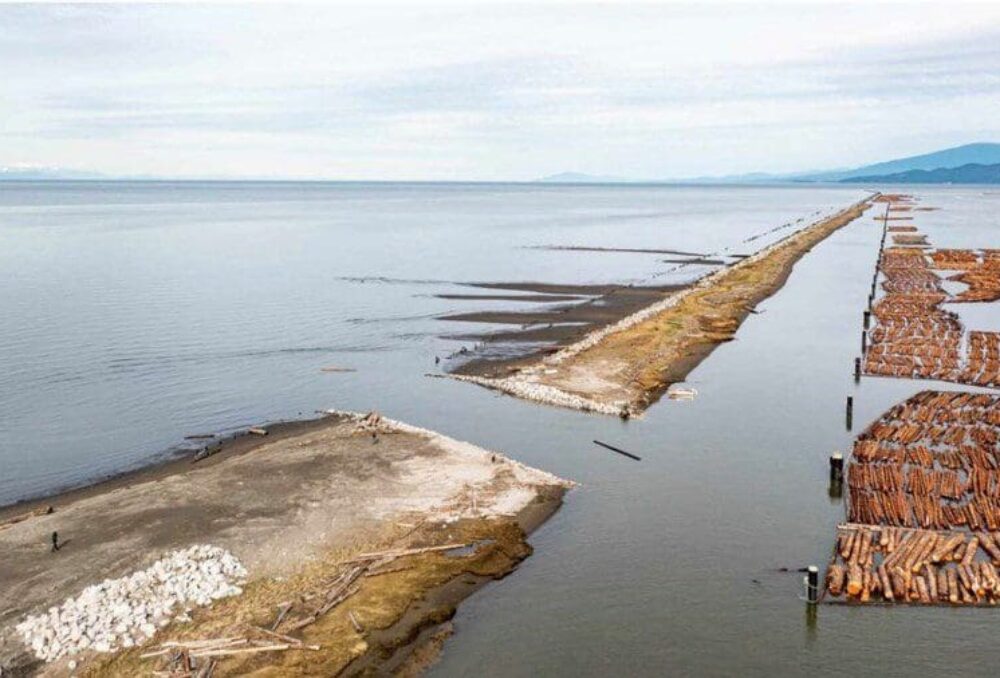 North Arm Jetty breach, a monitoring location in the Fraser River Estuary