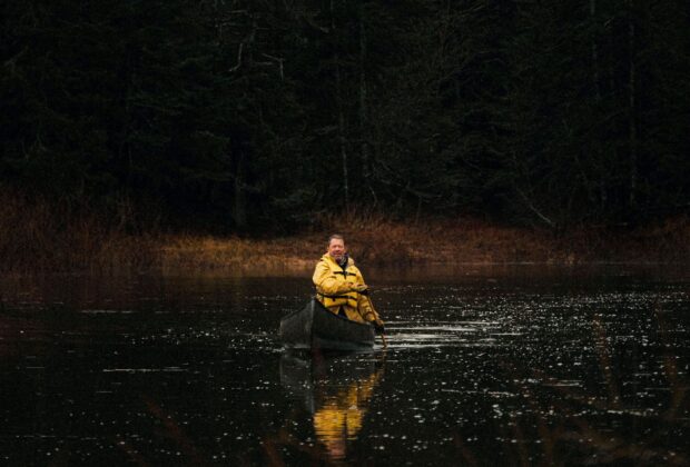 Roger d’Eschambault is canoeing for conservation