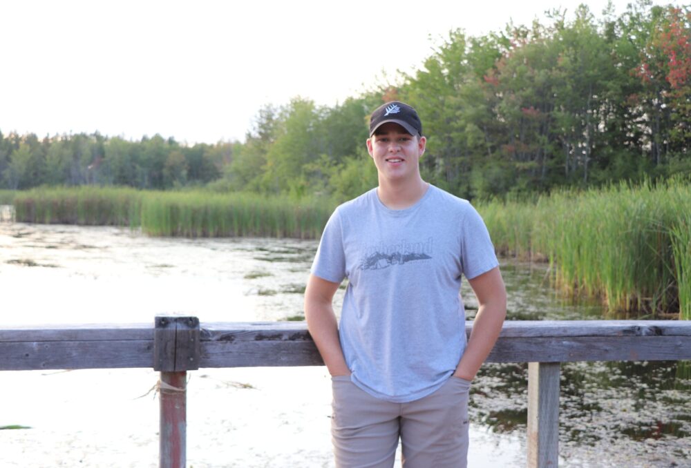 Owen Nicholson at Corbett Brook in Fredericton, N.B. 