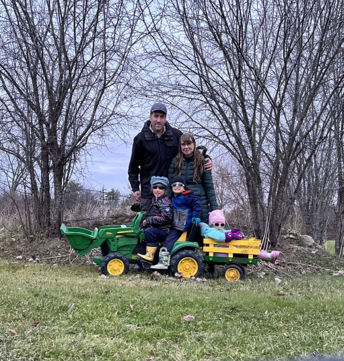 The Young-Findlay family are living a more environmentally conscious lifestyle and are thrilled with the wetland created through partnership.