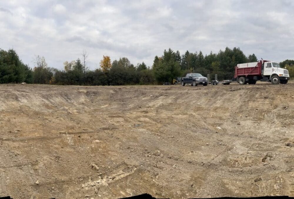 The Young-Findlay wetland begins to take shape.