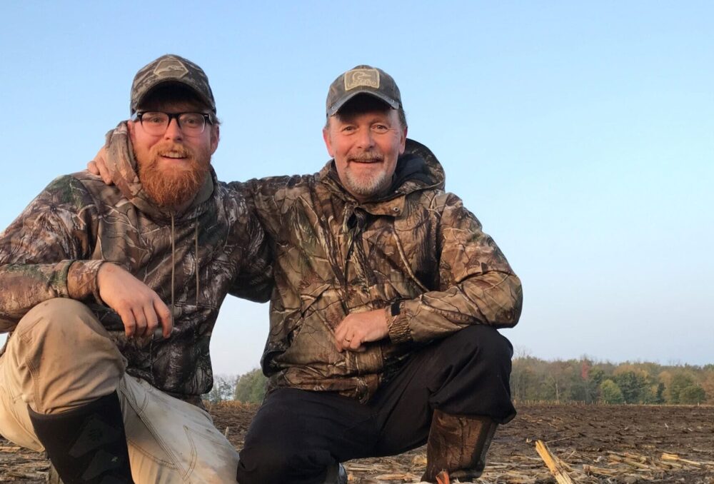 Nick Krete and his father, Jeff Krete, a conservationist who recently retired from Ducks Unlimited Canada.