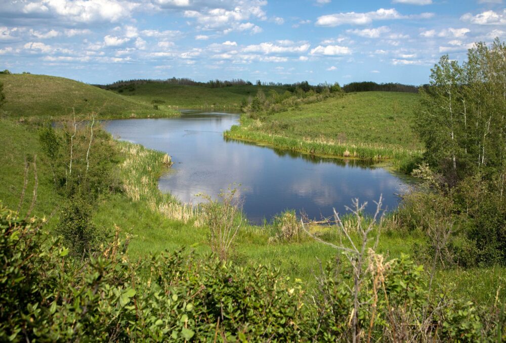 Ducks Unlimited Canada is dedicated to keeping and restoring wetlands like these on working landscapes, ensuring they continue to support groundwater security.