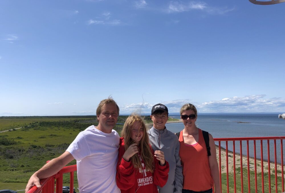 Phil with his family—continuing a legacy of conservation.