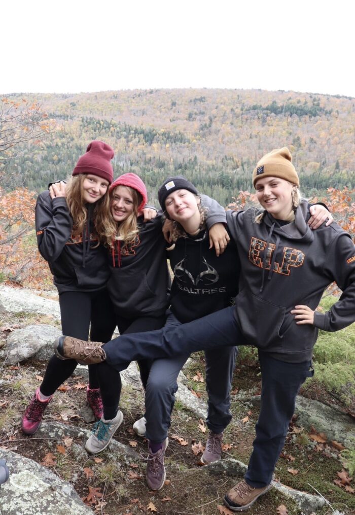 Gilbert with classmates in the Environmental Leadership Program 