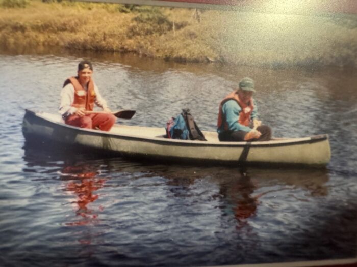  Phil and his brother sharing time on the water as kids—early moments that helped shape a lifelong connection to nature and the outdoors.