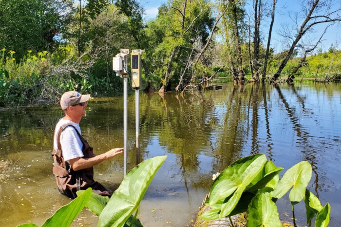 Water quality research at a small wetland in Ontario