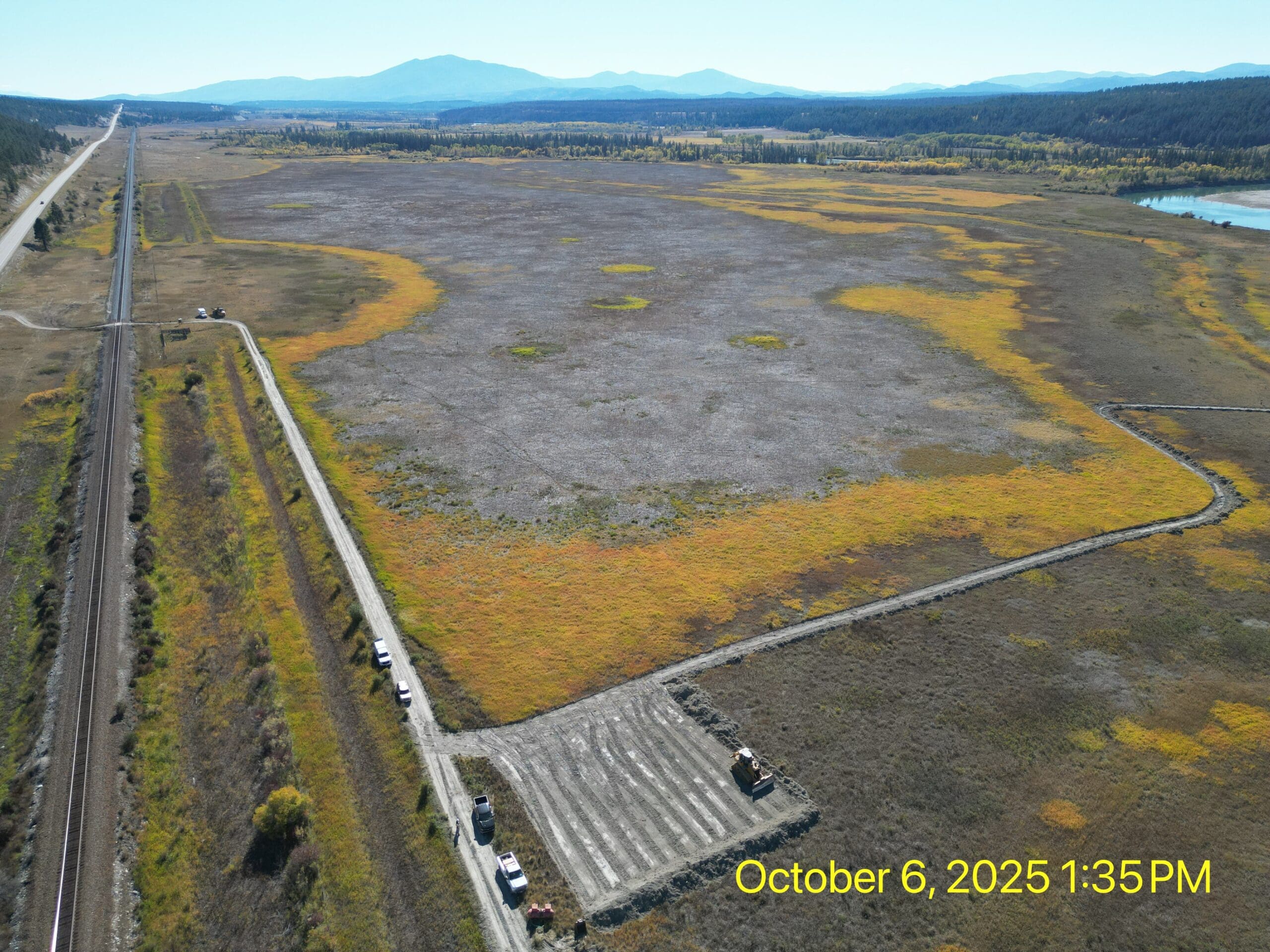 Drone photo of Bummers Flats
