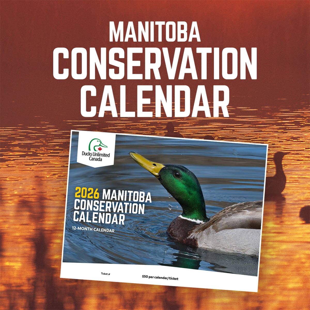 Manitoba calendar cover