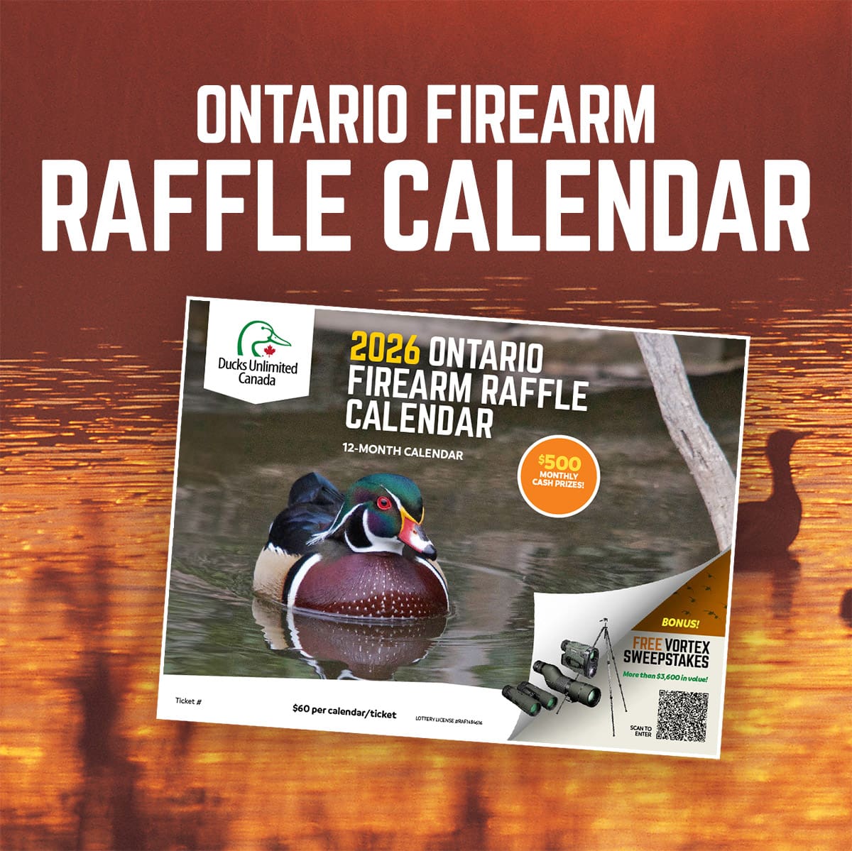 Ontario Calendar cover