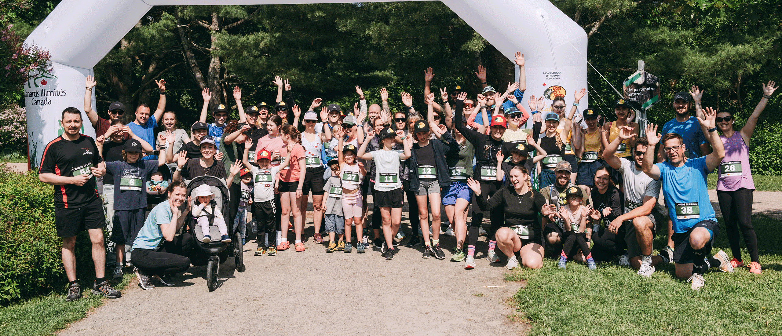 Duck and Run paricipants before the race