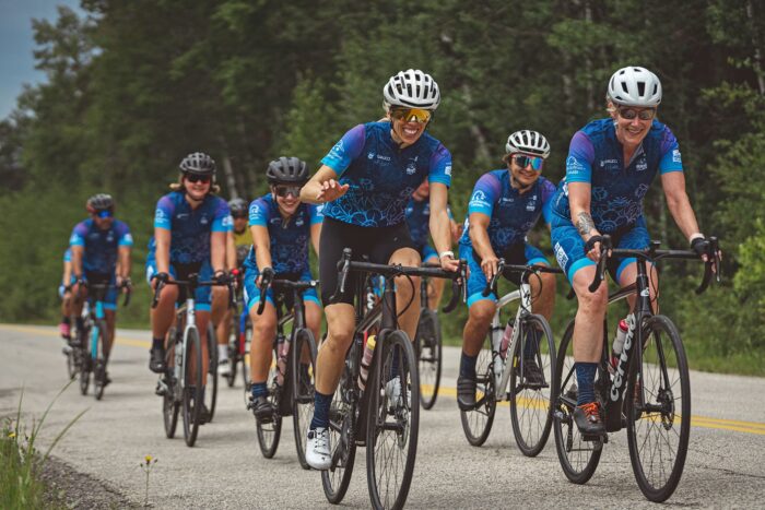 Justine Proulx worked with DUC for the 2025 Ride to the Lake jersey kits and this year’s medal design for the Duck and Run fundraiser. 
